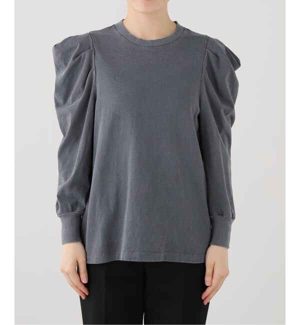 IENA「ywy/ワイワイ 別注 TUCK SLEEVE TOPS EX カットソー TUCK SLV VNTG」|Tシャツ・カットソー|