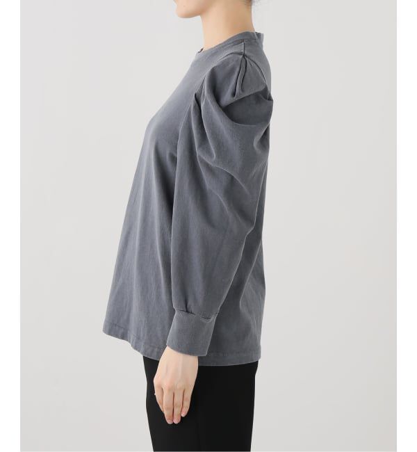 IENA「ywy/ワイワイ 別注 TUCK SLEEVE TOPS EX カットソー TUCK SLV VNTG」|Tシャツ・カットソー|