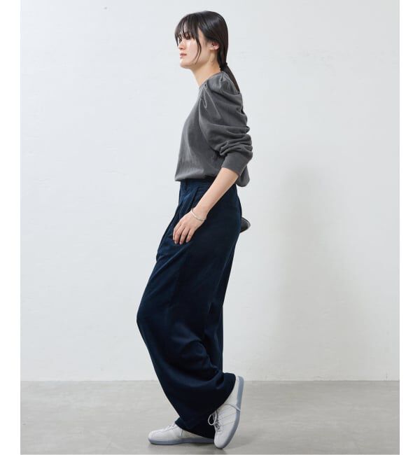 IENA「ywy/ワイワイ 別注 TUCK SLEEVE TOPS EX カットソー TUCK SLV VNTG」|Tシャツ・カットソー|