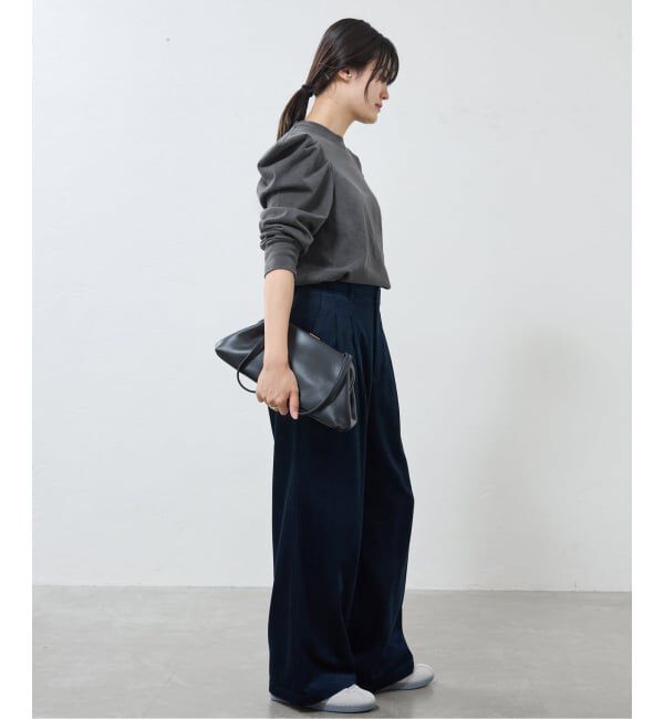 IENA「ywy/ワイワイ 別注 TUCK SLEEVE TOPS EX カットソー TUCK SLV VNTG」|Tシャツ・カットソー|