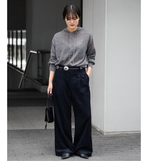 IENA「《予約》レーヨンウールコーデュロイパンツ」|その他|