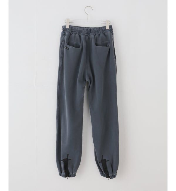 PULP「【Geek Office / ギークオフィス】OPEN YY / Knitted CURVED ZIP SWEAT PANTS」|スラックス|