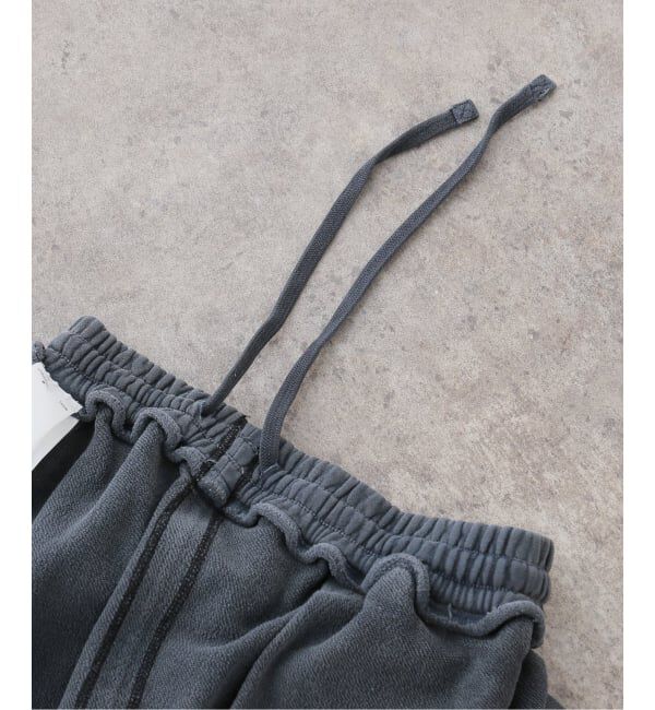 PULP「【Geek Office / ギークオフィス】OPEN YY / Knitted CURVED ZIP SWEAT PANTS」|スラックス|