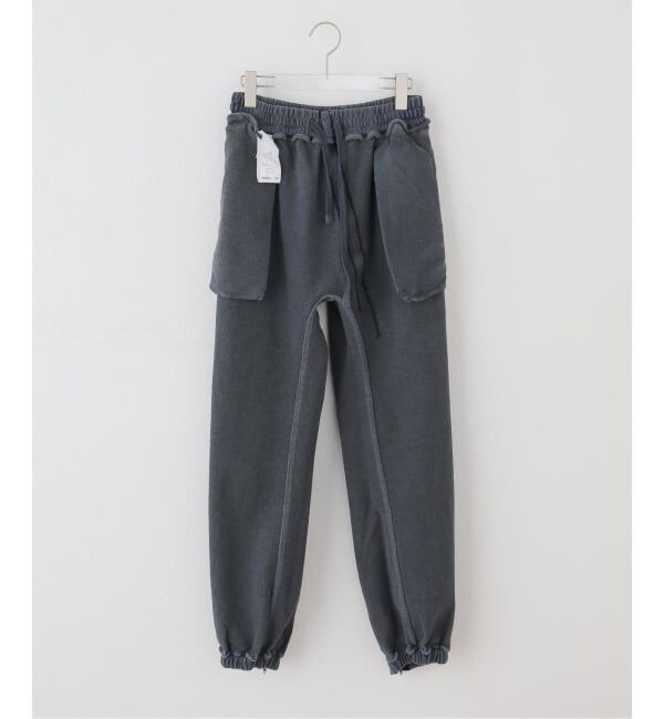 PULP「【Geek Office / ギークオフィス】OPEN YY / Knitted CURVED ZIP SWEAT PANTS」|スラックス|