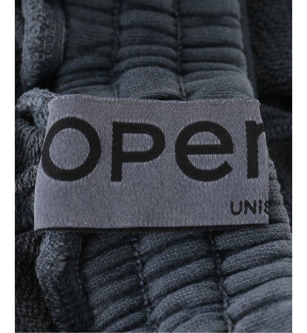 PULP「【Geek Office / ギークオフィス】OPEN YY / Knitted CURVED ZIP SWEAT PANTS」|スラックス|