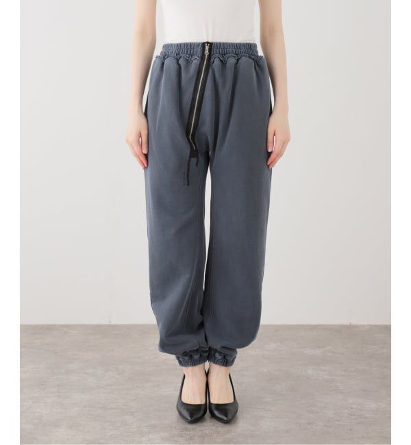 PULP「【Geek Office / ギークオフィス】OPEN YY / Knitted CURVED ZIP SWEAT PANTS」|スラックス|