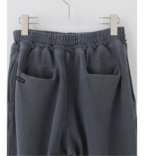 PULP「【Geek Office / ギークオフィス】OPEN YY / Knitted CURVED ZIP SWEAT PANTS」|スラックス|