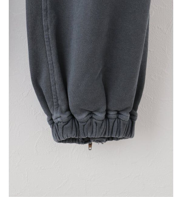 PULP「【Geek Office / ギークオフィス】OPEN YY / Knitted CURVED ZIP SWEAT PANTS」|スラックス|