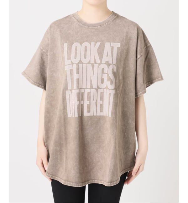 JOURNAL STANDARD「《追加3》ラウンドヘムピグメントT」|Tシャツ・カットソー|