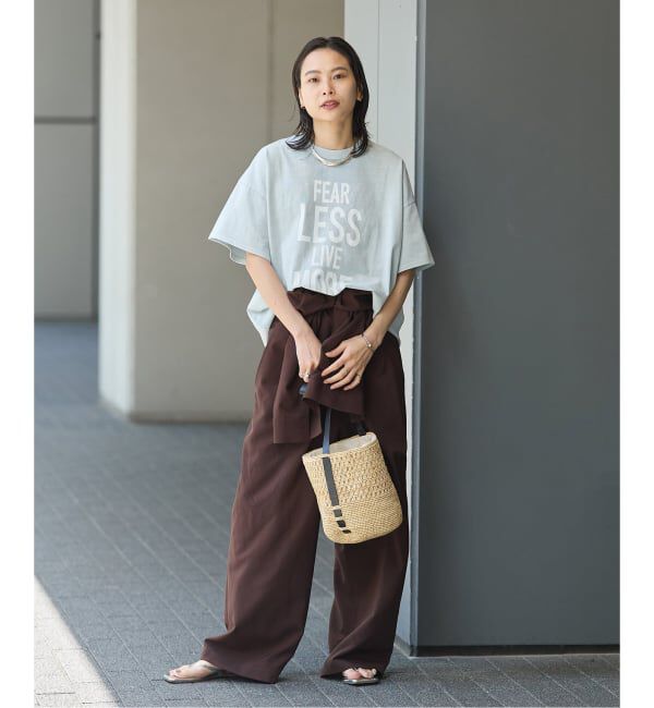 JOURNAL STANDARD「《追加3》ラウンドヘムピグメントT」|Tシャツ・カットソー|