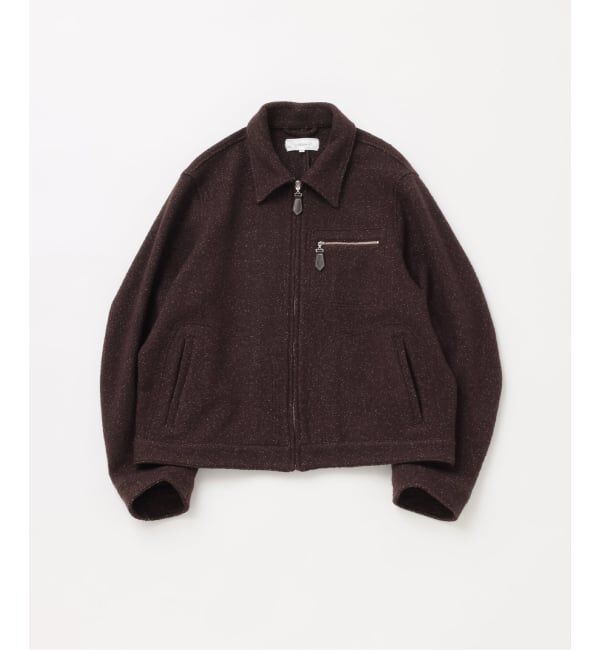 JOURNAL STANDARD「《予約》【FOLL / フォル】fine homespun tweed light blouson」|その他|ブラウン