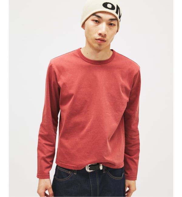 JOURNAL STANDARD「オフ デューティー ロンT」|Tシャツ・カットソー|レッド