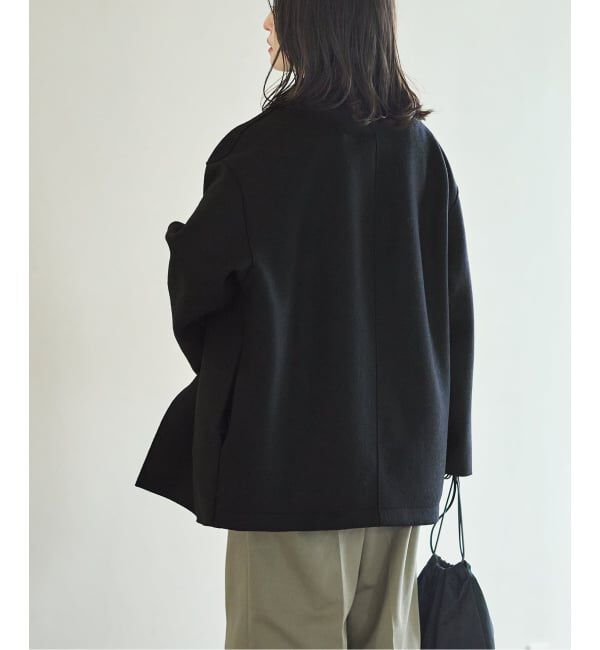 journal standard L'essage「HARRIS WHARF LONDON Women dropped shoulder d.b. jacket p コート」|その他|