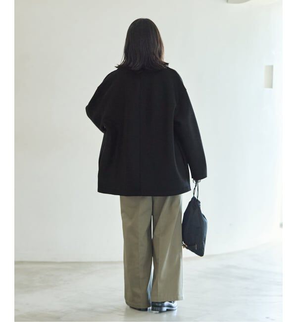 journal standard L'essage「HARRIS WHARF LONDON Women dropped shoulder d.b. jacket p コート」|その他|
