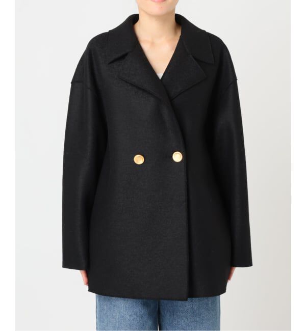 journal standard L'essage「HARRIS WHARF LONDON Women dropped shoulder d.b. jacket p コート」|その他|