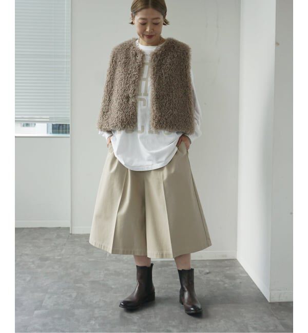 journal standard luxe「カーリーショートベスト」|その他|