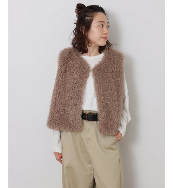 journal standard luxe「カーリーショートベスト」|その他|