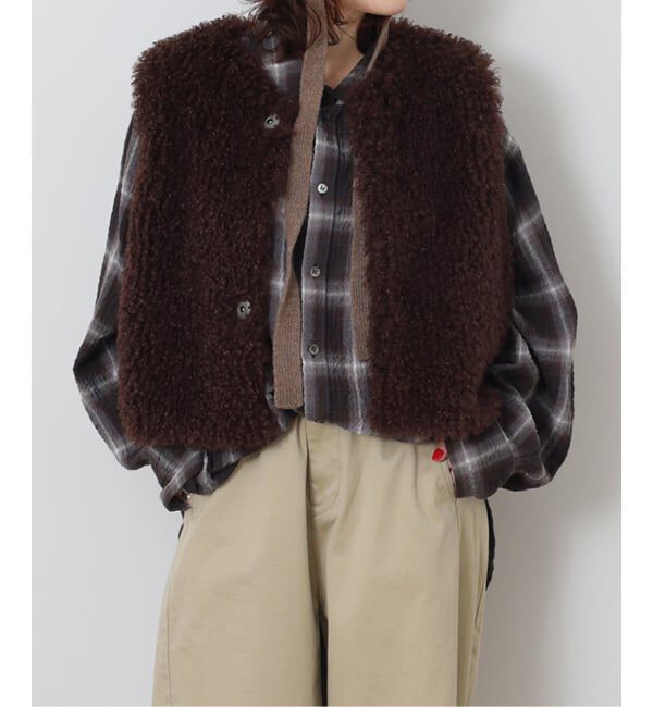 journal standard luxe「カーリーショートベスト」|その他|