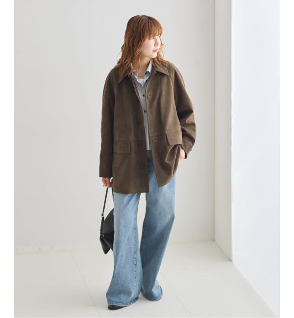 journal standard L'essage「DUNST/ダンスト UNISEX LILY ALTER-SUEDE HALFJACKET ジャケット」|その他|