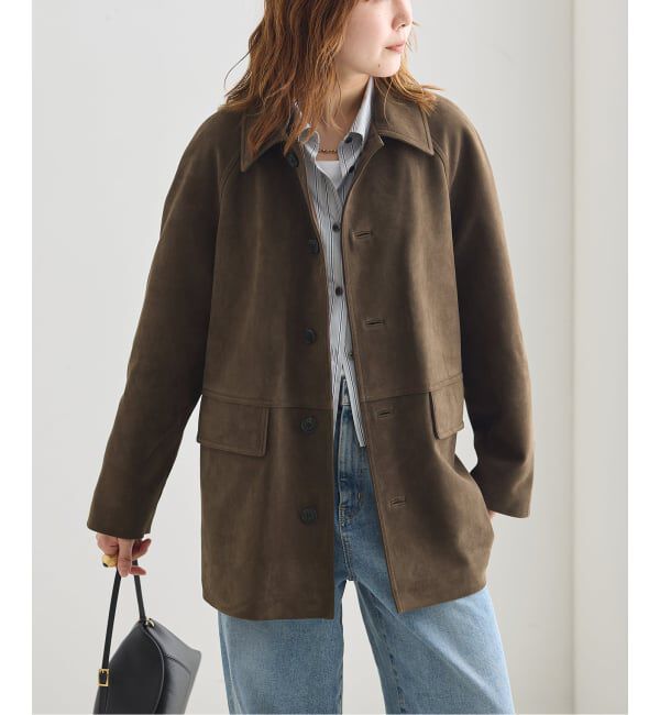 journal standard L'essage「DUNST/ダンスト UNISEX LILY ALTER-SUEDE HALFJACKET ジャケット」|その他|