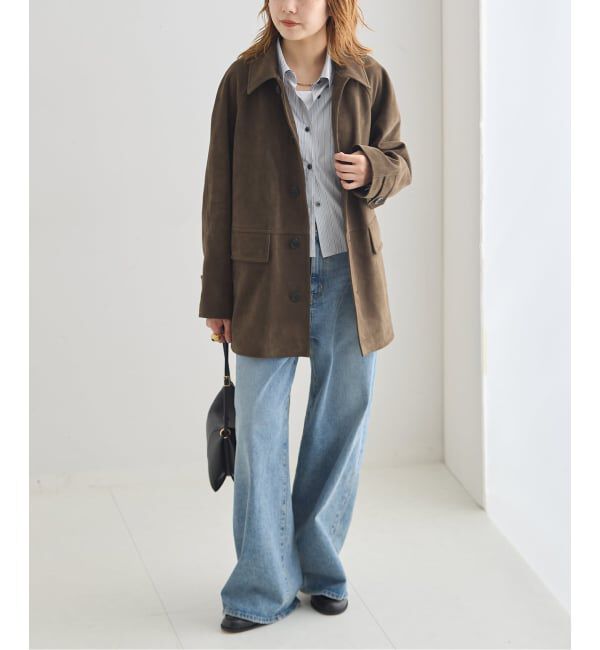 journal standard L'essage「DUNST/ダンスト UNISEX LILY ALTER-SUEDE HALFJACKET ジャケット」|その他|