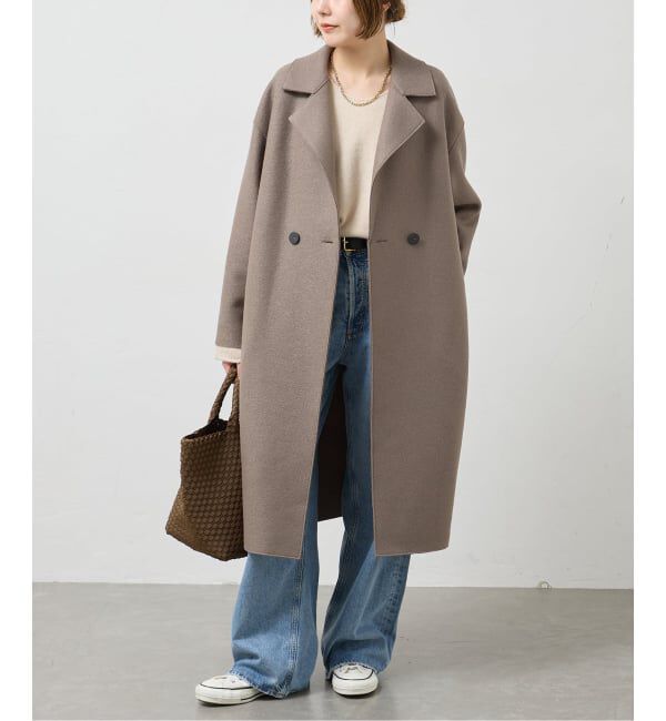 journal standard L'essage「HARRIS WHARF LONDON 別注 Women dropped shoulder d.b. コート」|その他|