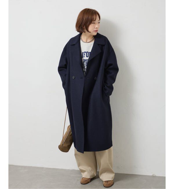 journal standard L'essage「HARRIS WHARF LONDON 別注 Women dropped shoulder d.b. コート」|その他|