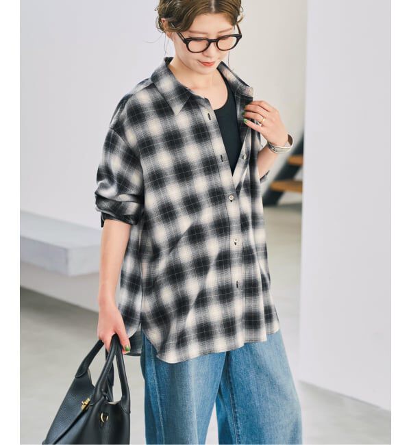 Spick and Span「ソフトオンブレチェックシャツ」|シャツ・ブラウス|