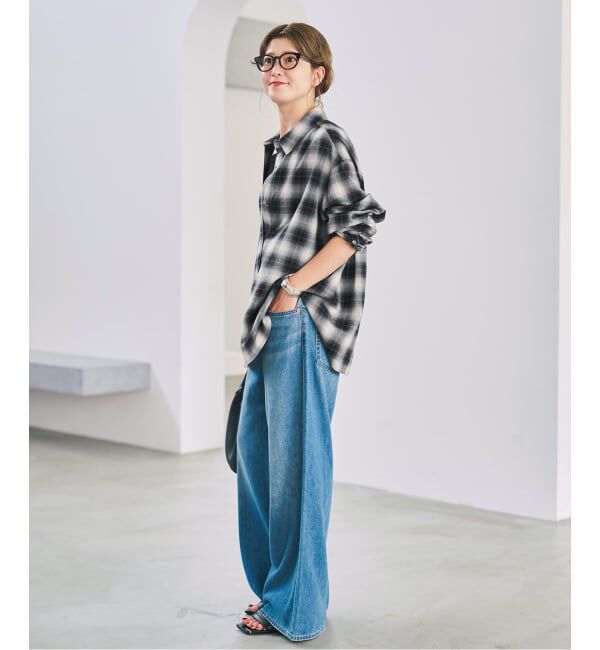 Spick and Span「ソフトオンブレチェックシャツ」|シャツ・ブラウス|