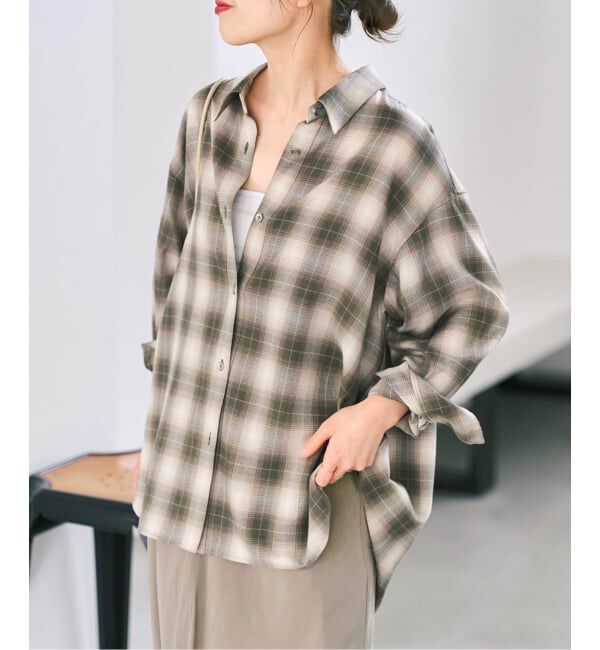 Spick and Span「ソフトオンブレチェックシャツ」|シャツ・ブラウス|