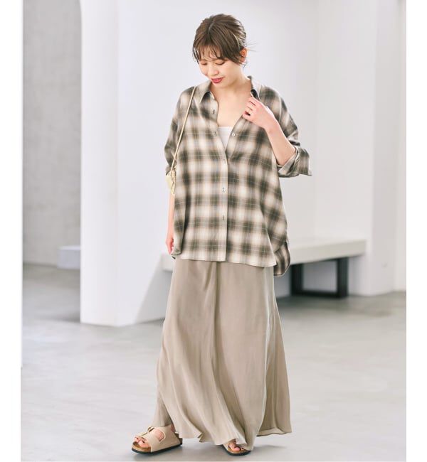 Spick and Span「ソフトオンブレチェックシャツ」|シャツ・ブラウス|