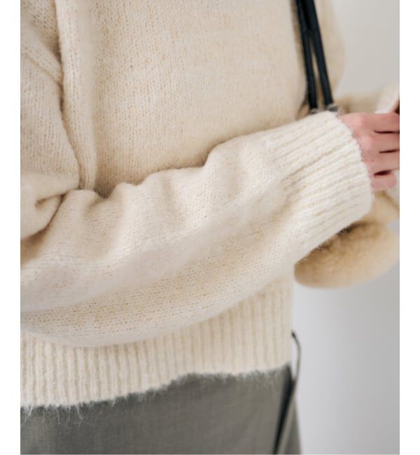 U by SPICK&SPAN「《予約》スパンコールクルーニット」|ニット・セーター|