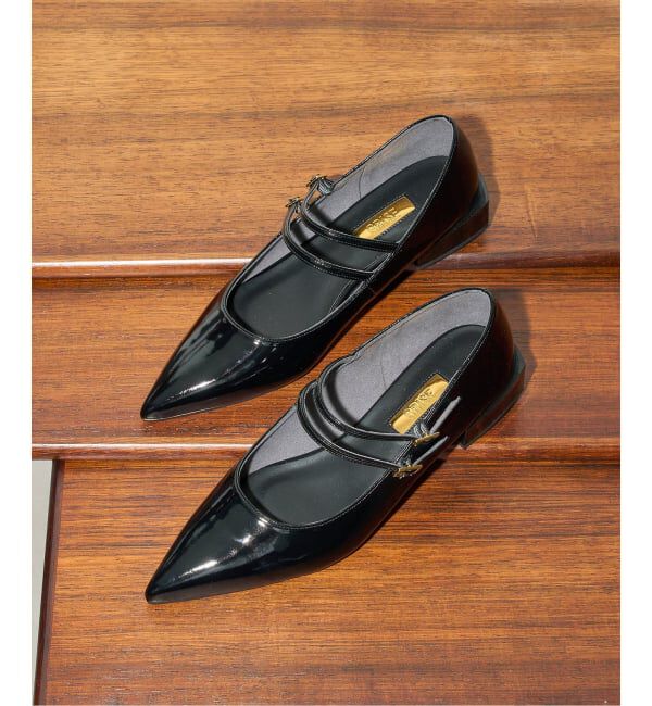 GRISE「《WEB+一部店舗限定》GRISE3cmポインテッドダブルストラップメリージェーン」|パンプス|