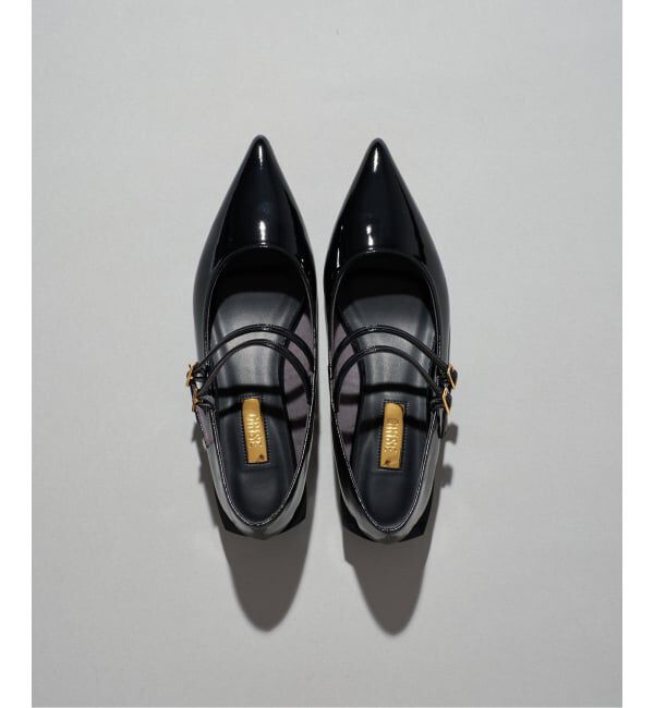 GRISE「《WEB+一部店舗限定》GRISE3cmポインテッドダブルストラップメリージェーン」|パンプス|