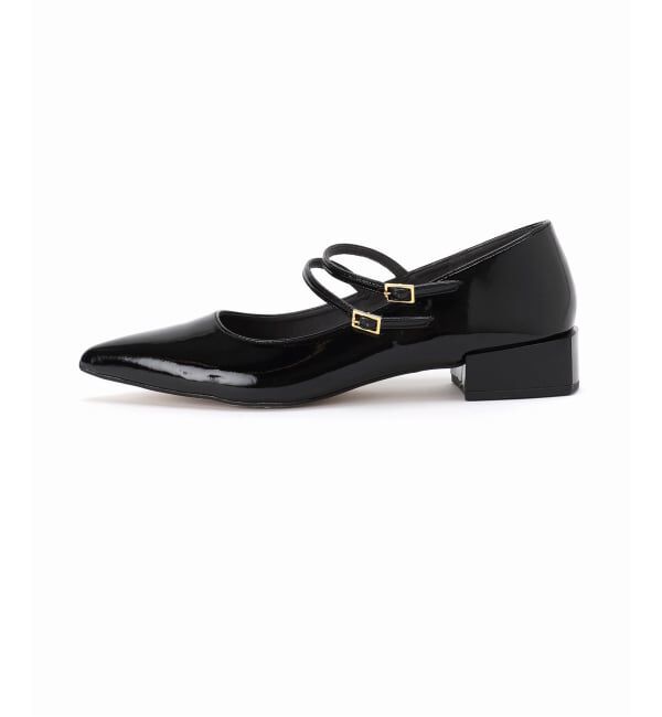 GRISE「《WEB+一部店舗限定》GRISE3cmポインテッドダブルストラップメリージェーン」|パンプス|
