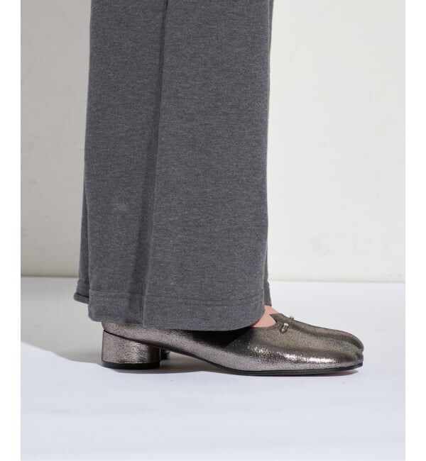 GRISE「《追加 / WEB+一部店舗限定》GRISE3cmレザーCURVYバレリーナ」|バレエシューズ|