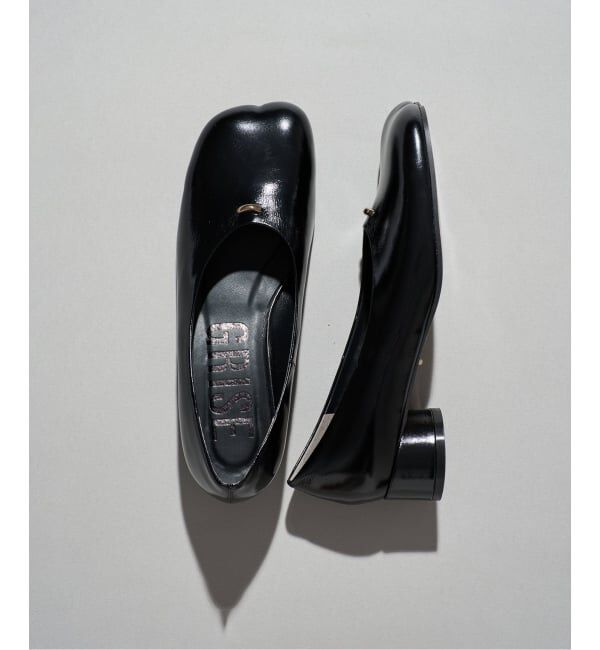 GRISE「《追加 / WEB+一部店舗限定》GRISE3cmレザーCURVYバレリーナ」|バレエシューズ|