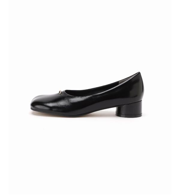 GRISE「《追加 / WEB+一部店舗限定》GRISE3cmレザーCURVYバレリーナ」|バレエシューズ|