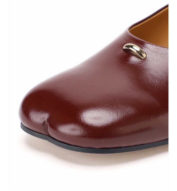 GRISE「《追加 / WEB+一部店舗限定》GRISE3cmレザーCURVYバレリーナ」|バレエシューズ|