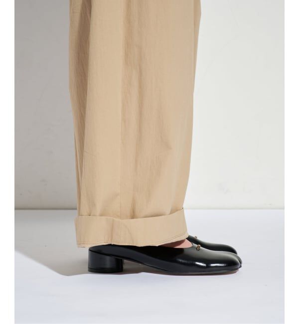 GRISE「《追加 / WEB+一部店舗限定》GRISE3cmレザーCURVYバレリーナ」|バレエシューズ|