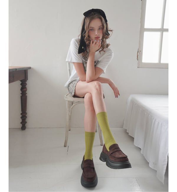  「《WEB+一部店舗限定》Le decore / ル デコレ sneaker ローファー」|ローファー|