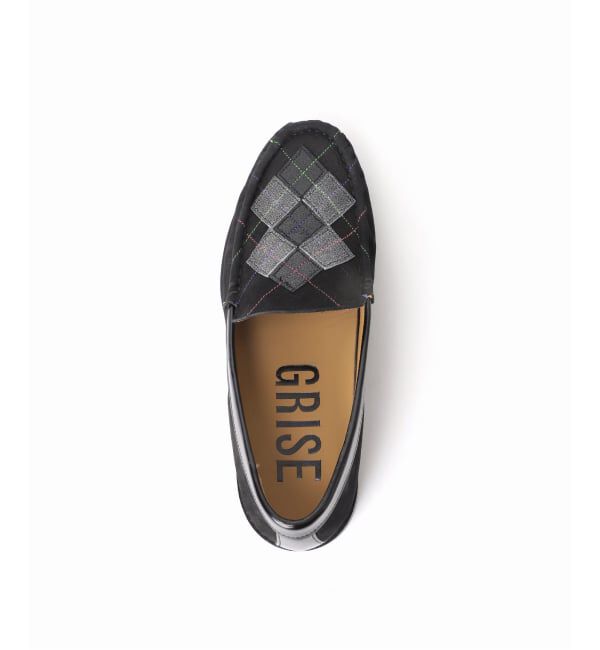 GRISE「《予約/WEB+一部店舗限定》GRISE LEATHER AGYLE ローファー」|ローファー|