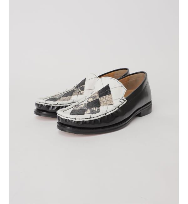GRISE「《予約/WEB+一部店舗限定》GRISE LEATHER AGYLE ローファー」|ローファー|