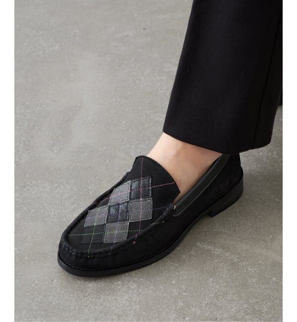 GRISE「《予約/WEB+一部店舗限定》GRISE LEATHER AGYLE ローファー」|ローファー|