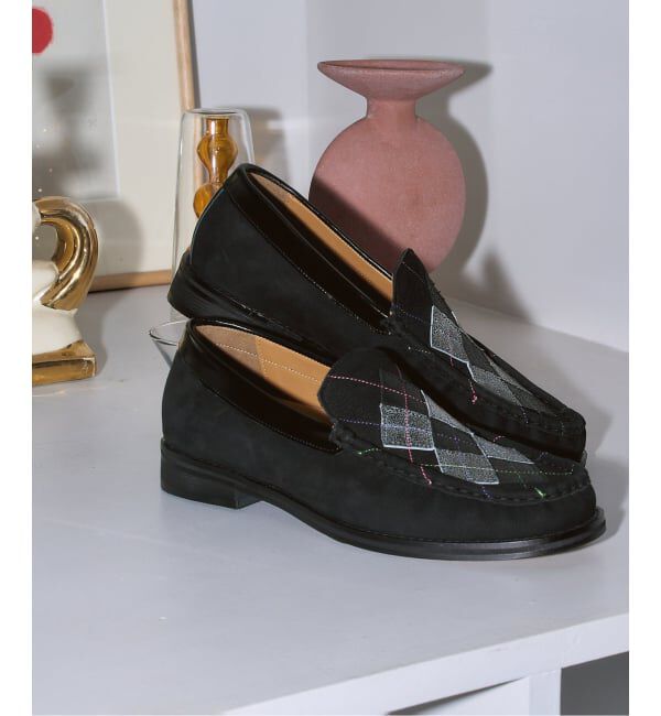 GRISE「《予約/WEB+一部店舗限定》GRISE LEATHER AGYLE ローファー」|ローファー|