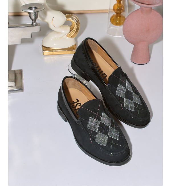 GRISE「《予約/WEB+一部店舗限定》GRISE LEATHER AGYLE ローファー」|ローファー|