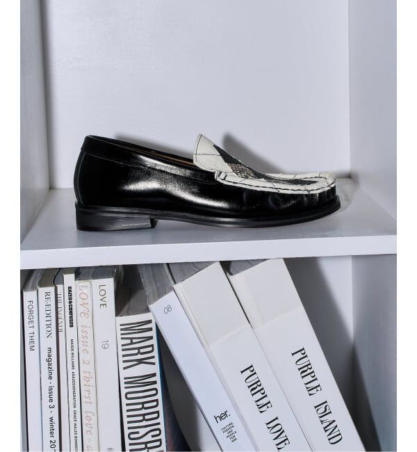 GRISE「《予約/WEB+一部店舗限定》GRISE LEATHER AGYLE ローファー」|ローファー|