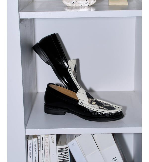 GRISE「《予約/WEB+一部店舗限定》GRISE LEATHER AGYLE ローファー」|ローファー|