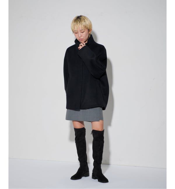 GRISE「《追加予約 / WEB+一部店舗限定》GRISE4.5cmラウンドソフトフィットニーハイ」|ロングブーツ|