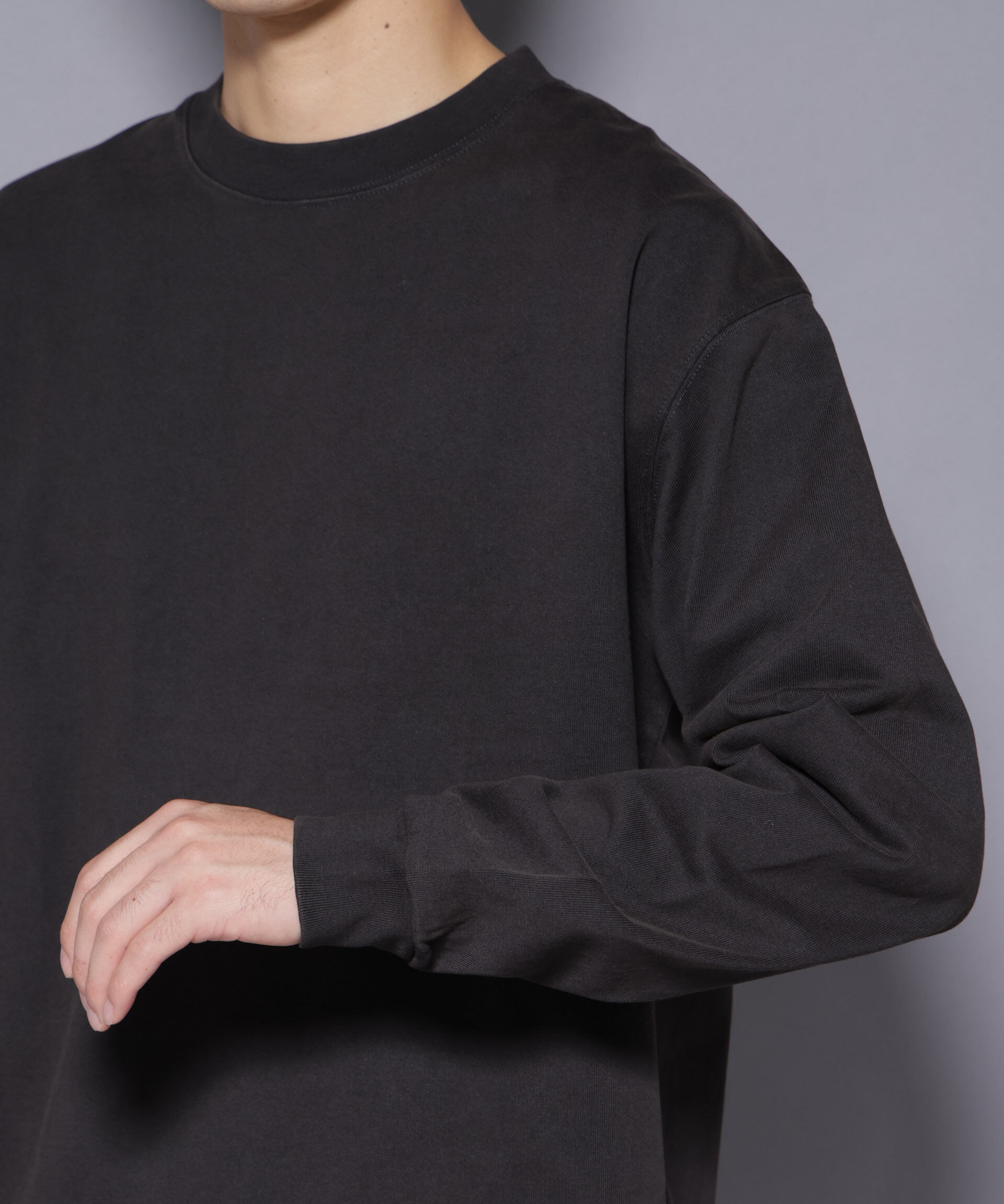 NANO universe「ヘビーオンスワイドプルオーバー 長袖」|Tシャツ・カットソー|